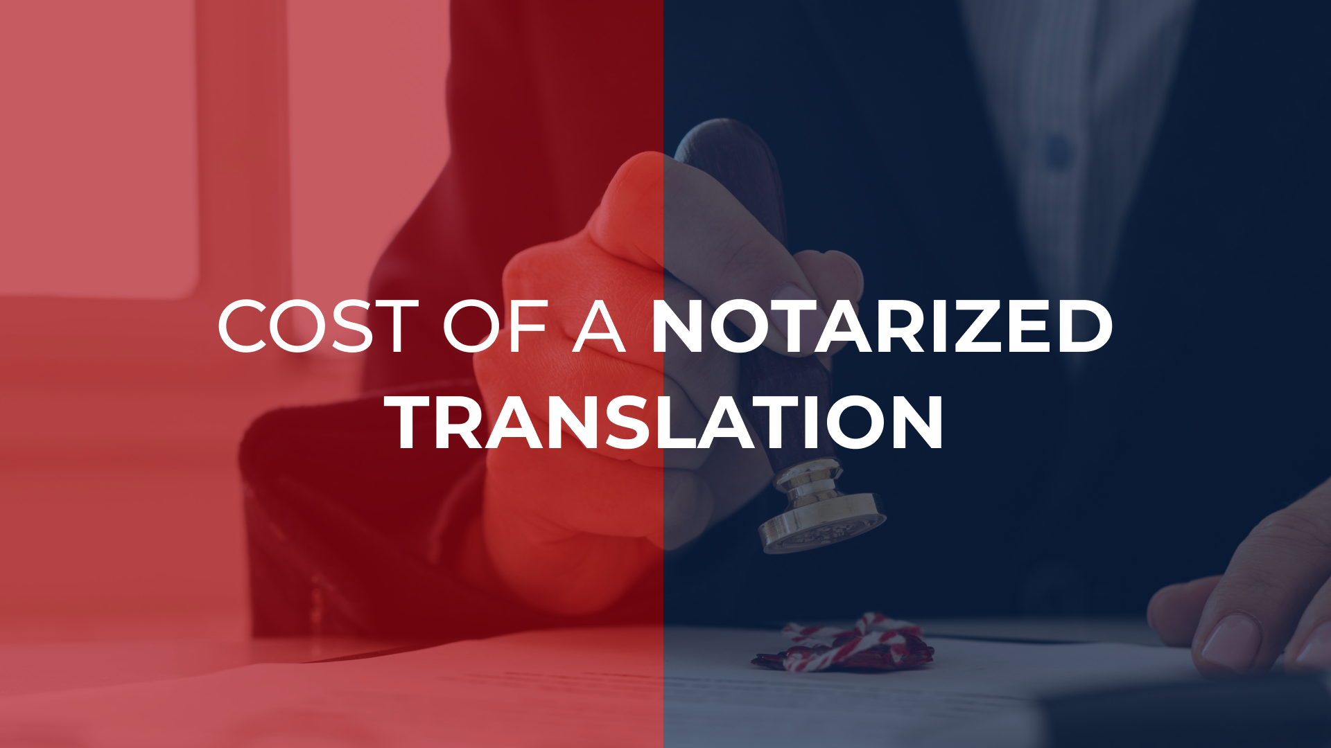 Cost of a notarized translation
