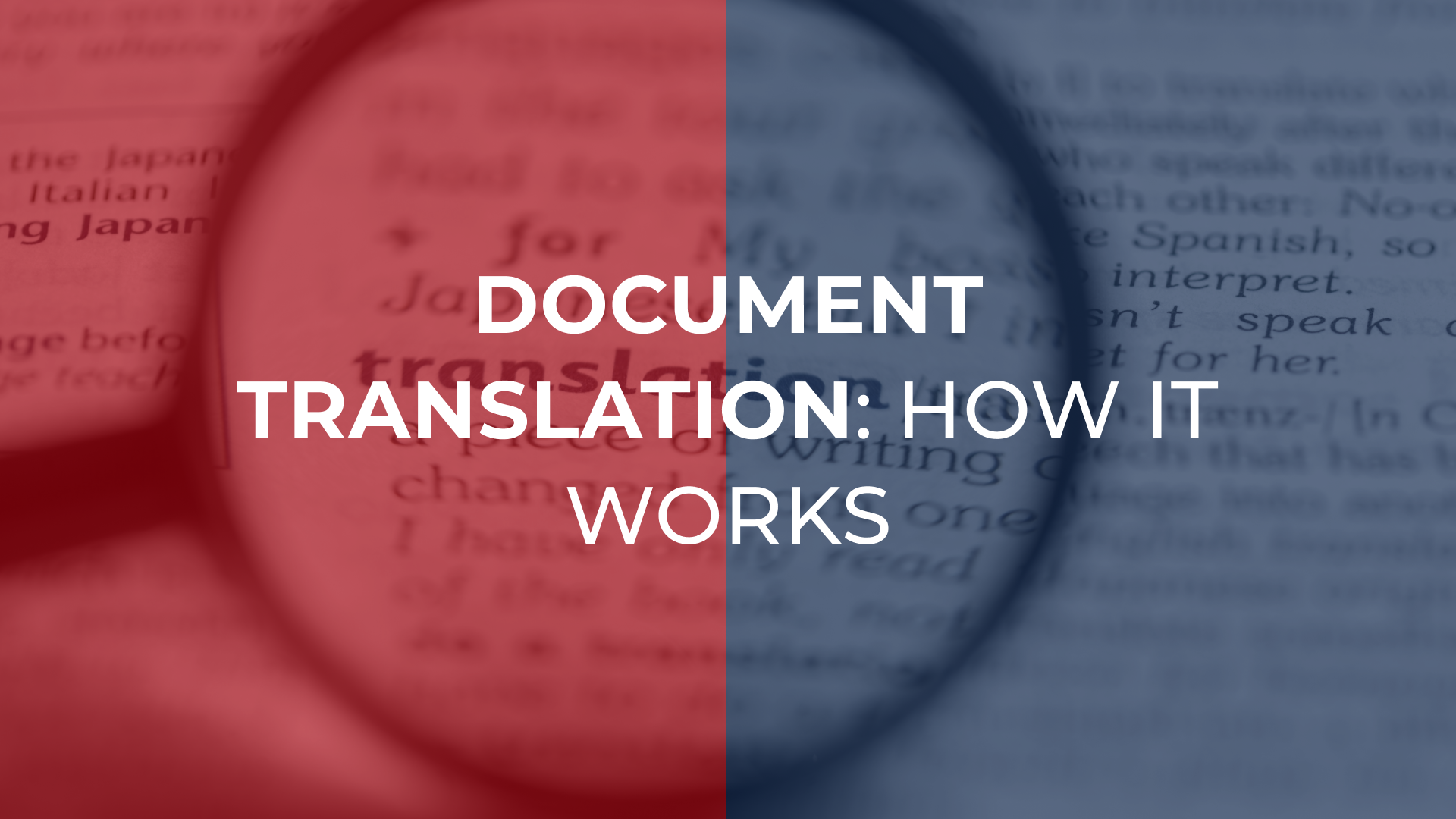 Document Translation: How It Works